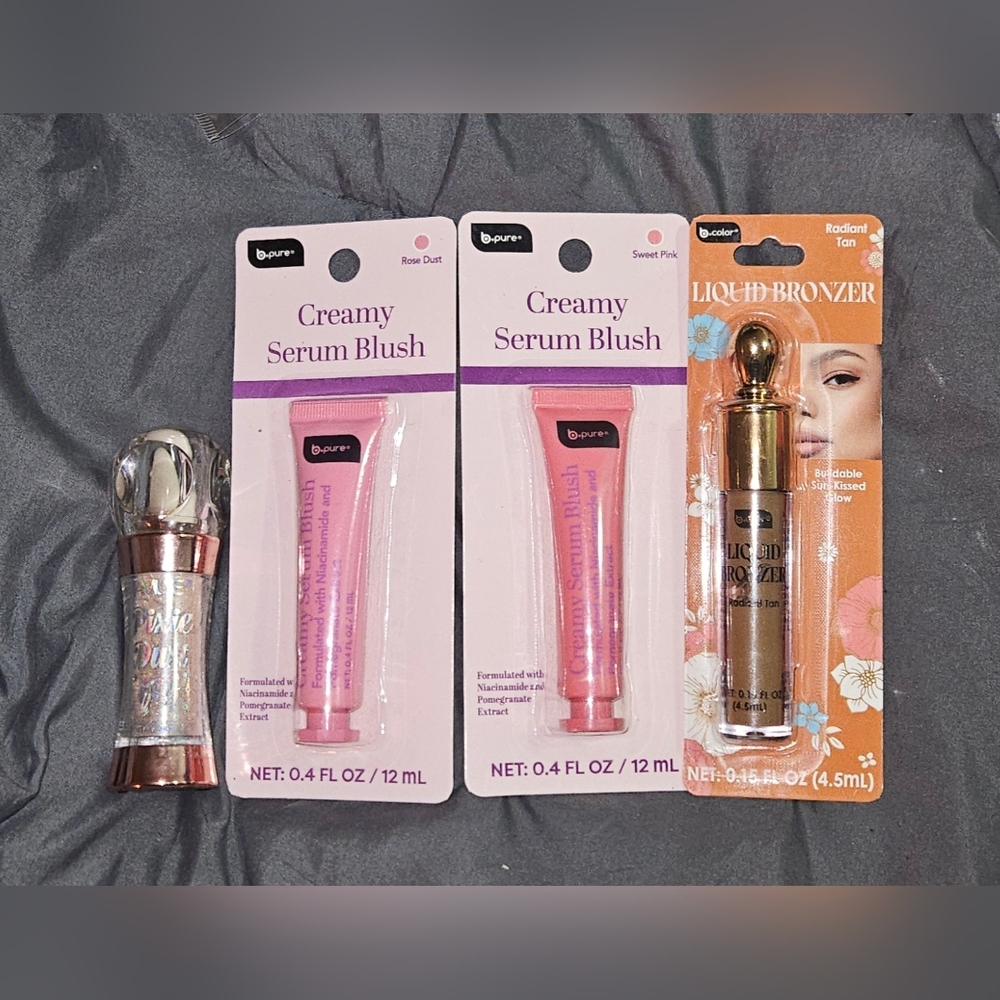 Serum Blushes, Liquid Bronzer & Amuse Pixie Dust BNIB